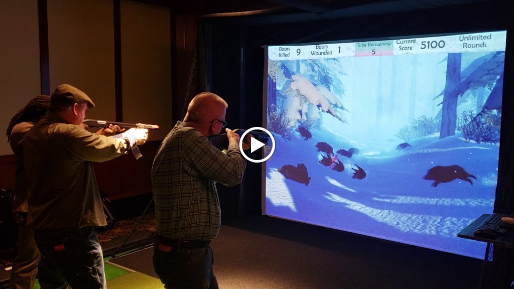 BURTON MANOR GOLF & GAME SIMULATOR - Golf Hunting Shooting Football Baseball Bocce Dodgeball - gallery