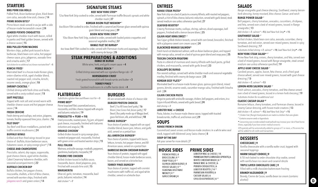 Range Restaurant + Cocktail Bar - gallery