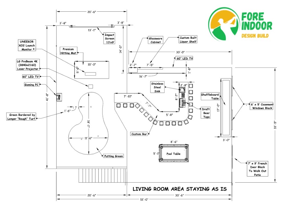 Fore Indoor Design Build - gallery