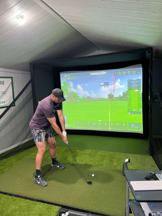 Backyard Golf Simulator - gallery