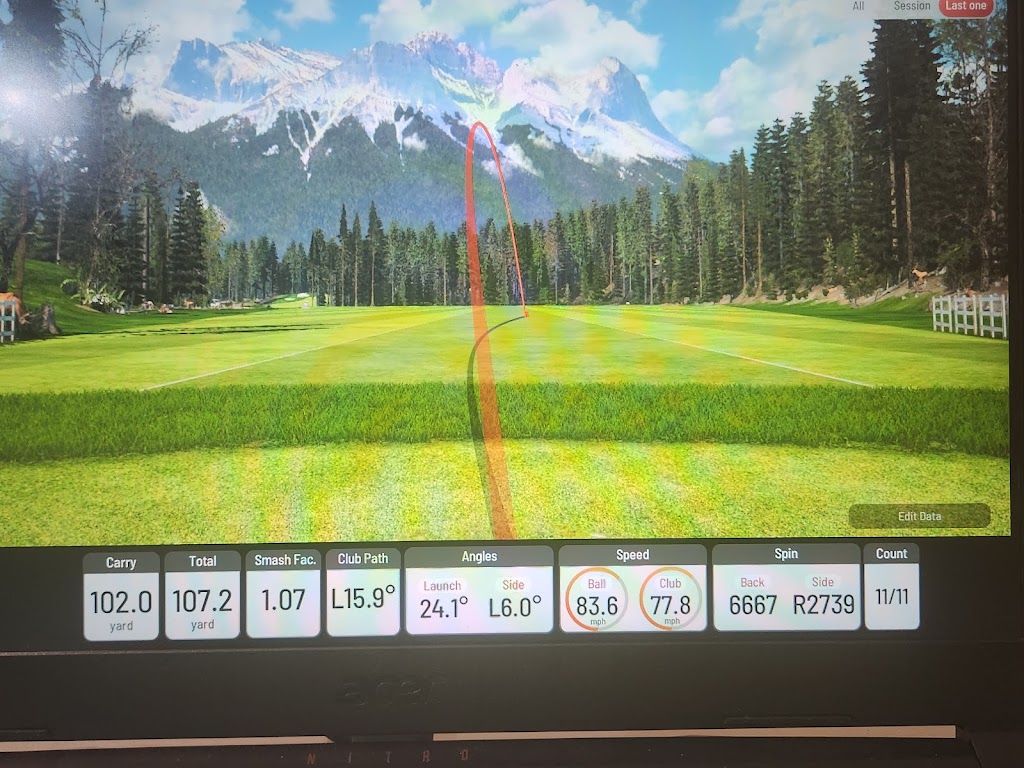 Down Range Indoor Golf Simulator - gallery