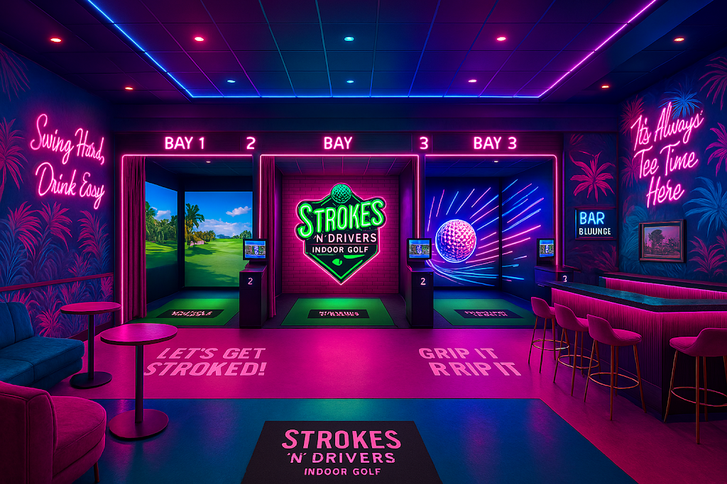 Strokes N Drivers Indoor Golf - gallery