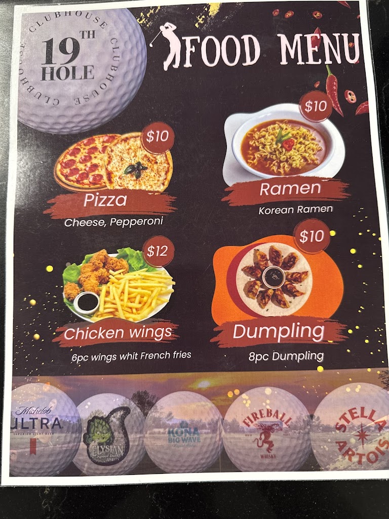 19TH HOLE CLUBHOUSE - review