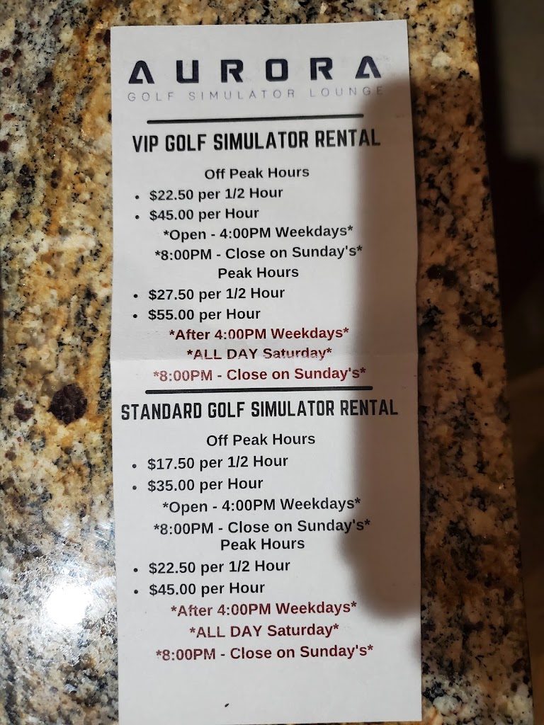 Aurora Golf + Bar Beaumont - review