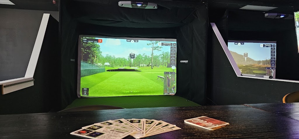 Golf garage Please click on website to book Times NOT BOOK NOW !!! 3 bays open, Pool, Darts and BEER and WINE - review