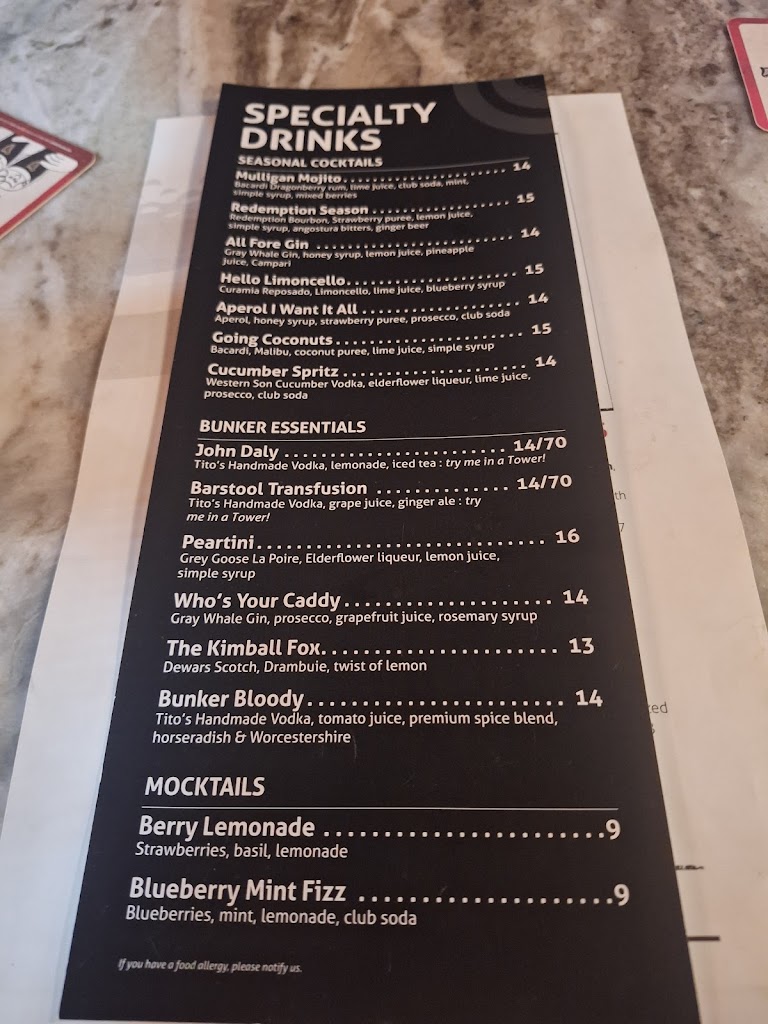 The Bunker Clifton Park - review